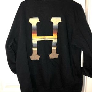 HUF Button Up Sweatshirt